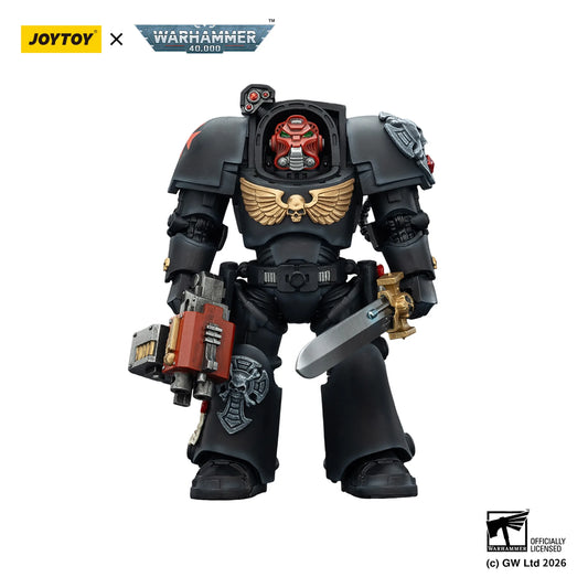 Black Templars Terminator 1 with Power Sword and Storm Bolter