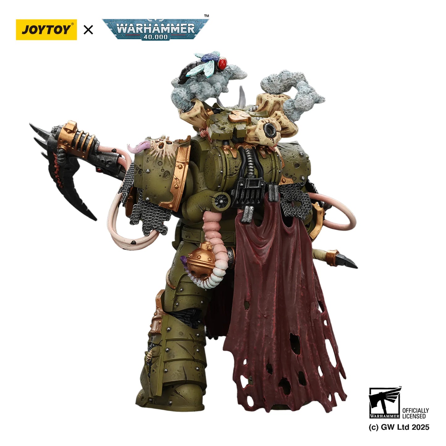 Death Guard Deathshroud Terminator 1 with Manreaper and Plaguespurter Gauntlet