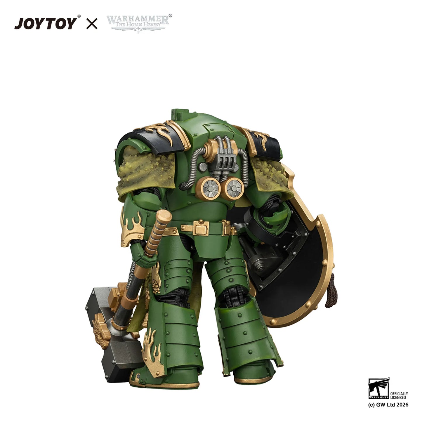 Salamanders Firedrake Terminator 2 with Thunder Hammer and Dragonscale Storm Shield