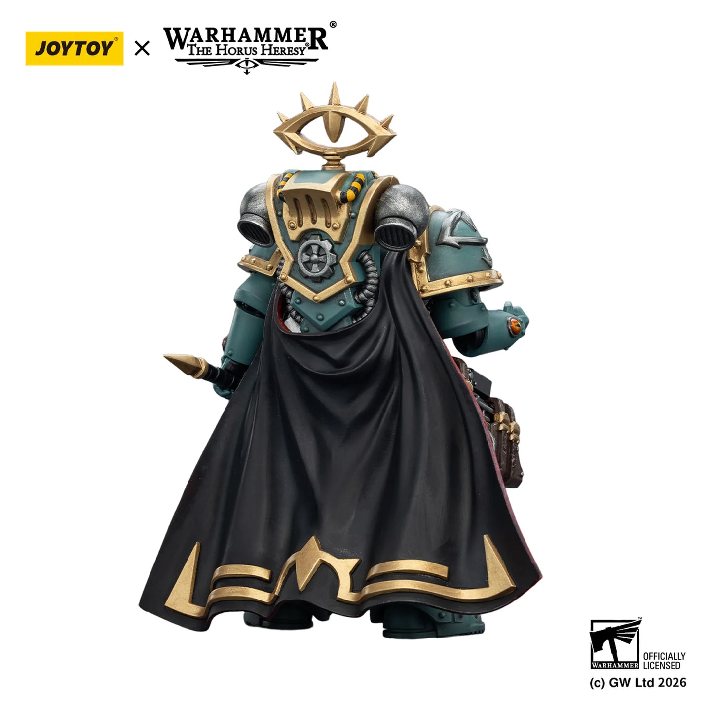 Warhammer figurine with Joytoy branding on a white background
