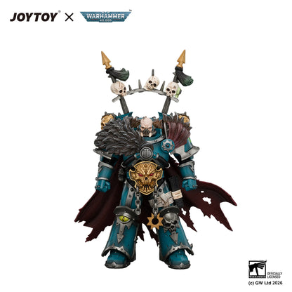 Alpha Legion Chaos Lord with Plasma Pistol and Accursed Weapon