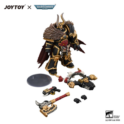 Black Legion Chaos Lord with Power Fist, Plasma Pistol and Astartes Chainblade