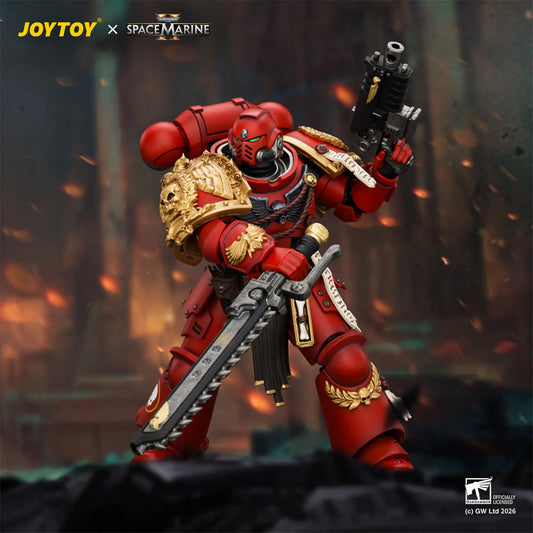 Game Edition Blood Angels Veteran with Bolt Rifle, Chainsword and Bolt Pistol and Plasma Pistol