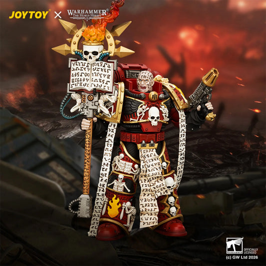 Word Bearers Erebus, the Dark Apostle with Crux Malifica and Plasma Pistol