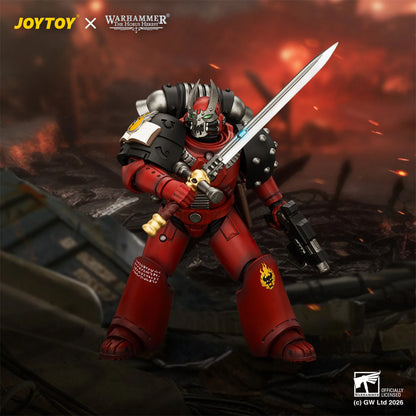 Word Bearers MKVI Tactical Sergeant with Power Sword and Plasma Pistol