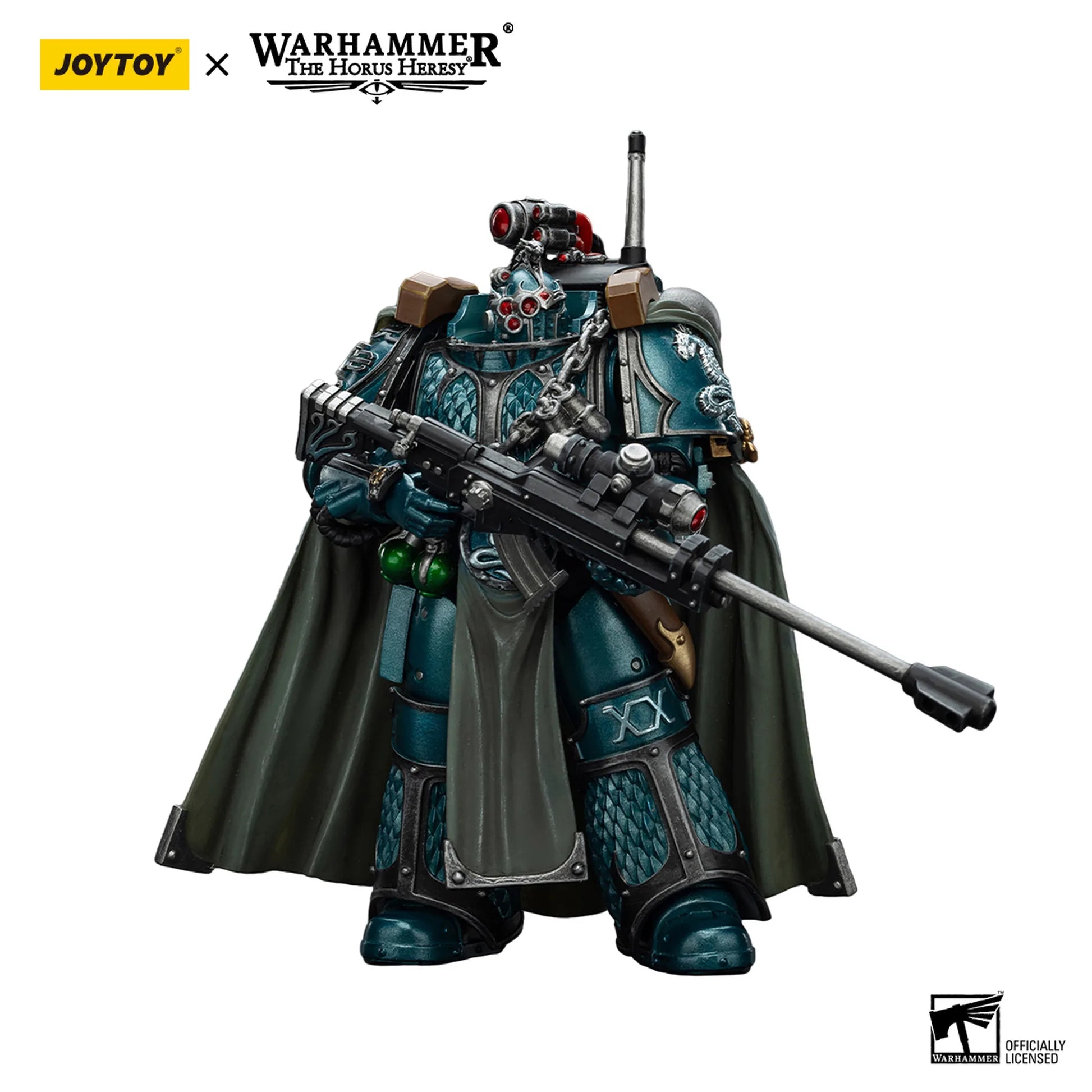Warhammer figurine with Joytoy branding on a white background