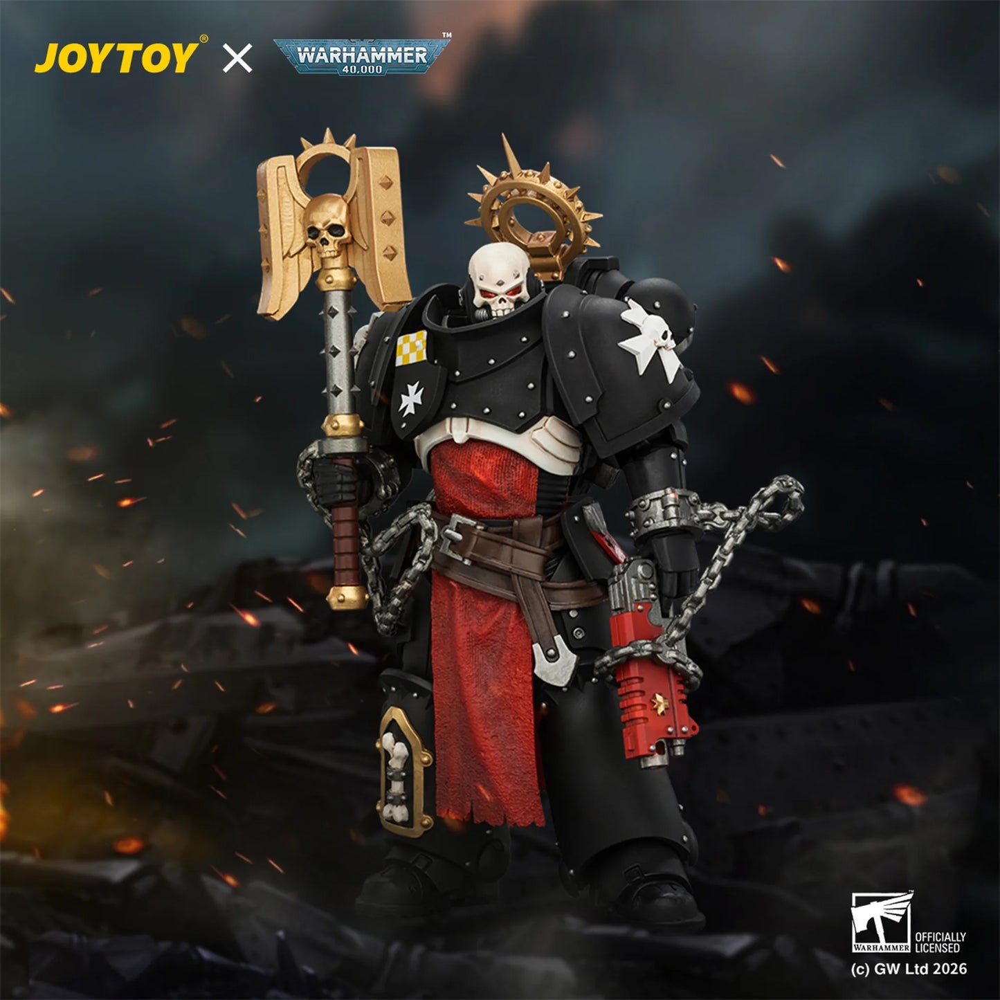 Black Templars Execrator 2 with Crozius Arcanum and Absolvor Bolt Pistol