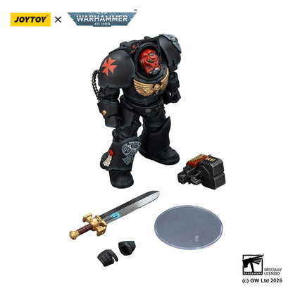 Black Templars Terminator 1 with Power Sword and Storm Bolter