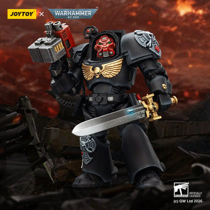 Black Templars Terminator 1 with Power Sword and Storm Bolter