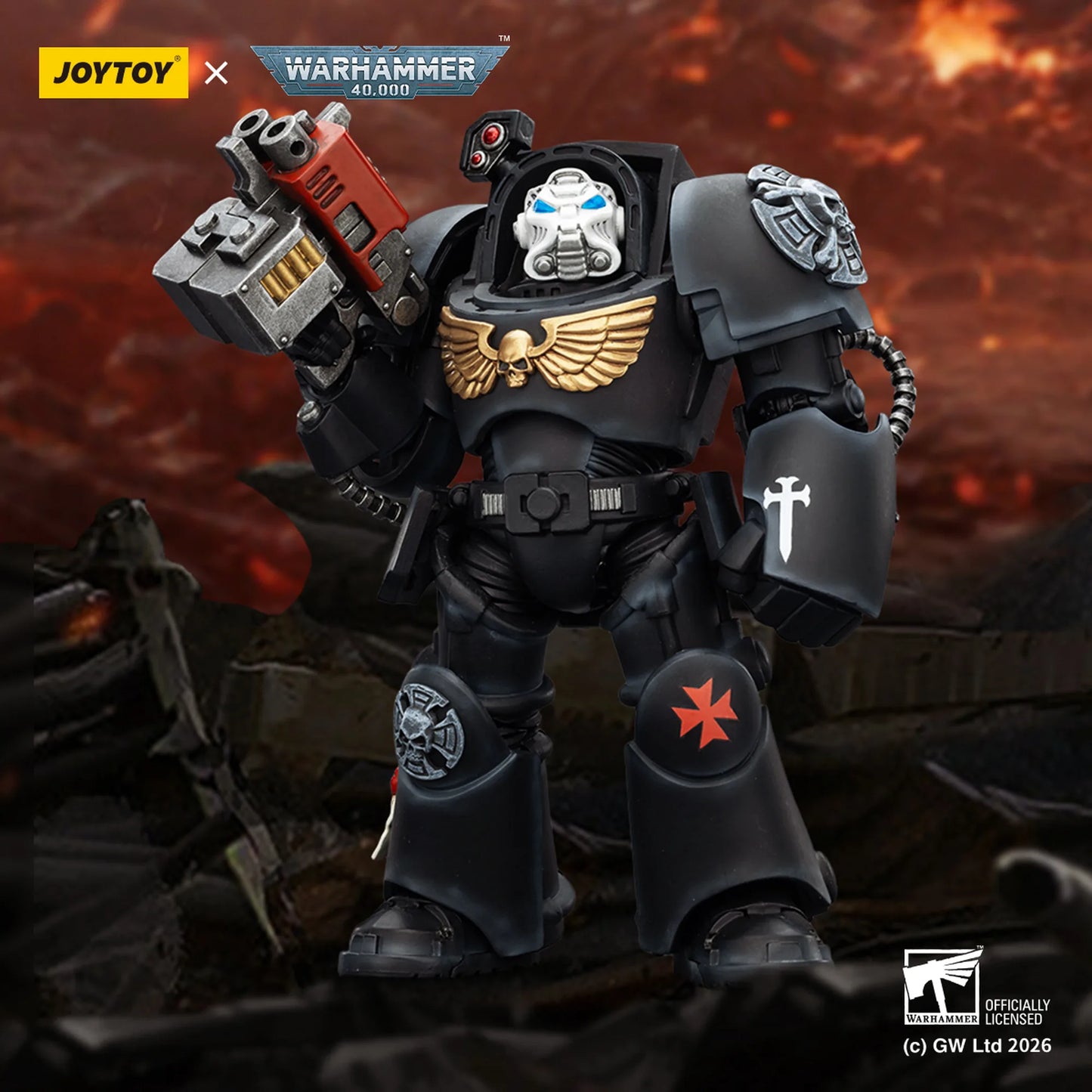 Black Templars Terminator 2 with Power Fist and Storm Bolter