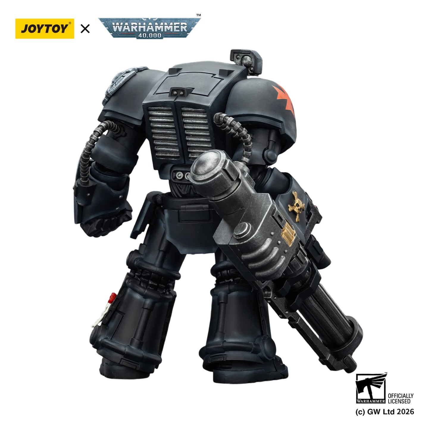 Black Templars Terminator 3 with Power Fist and Assault Cannon