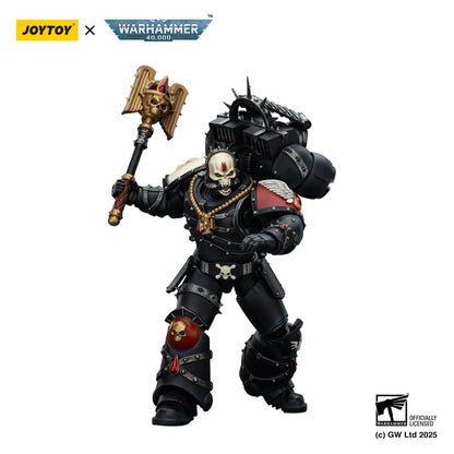 Blood Angels Lemartes con retropropulsor, báculo sangriento y pistola bólter absolvedora