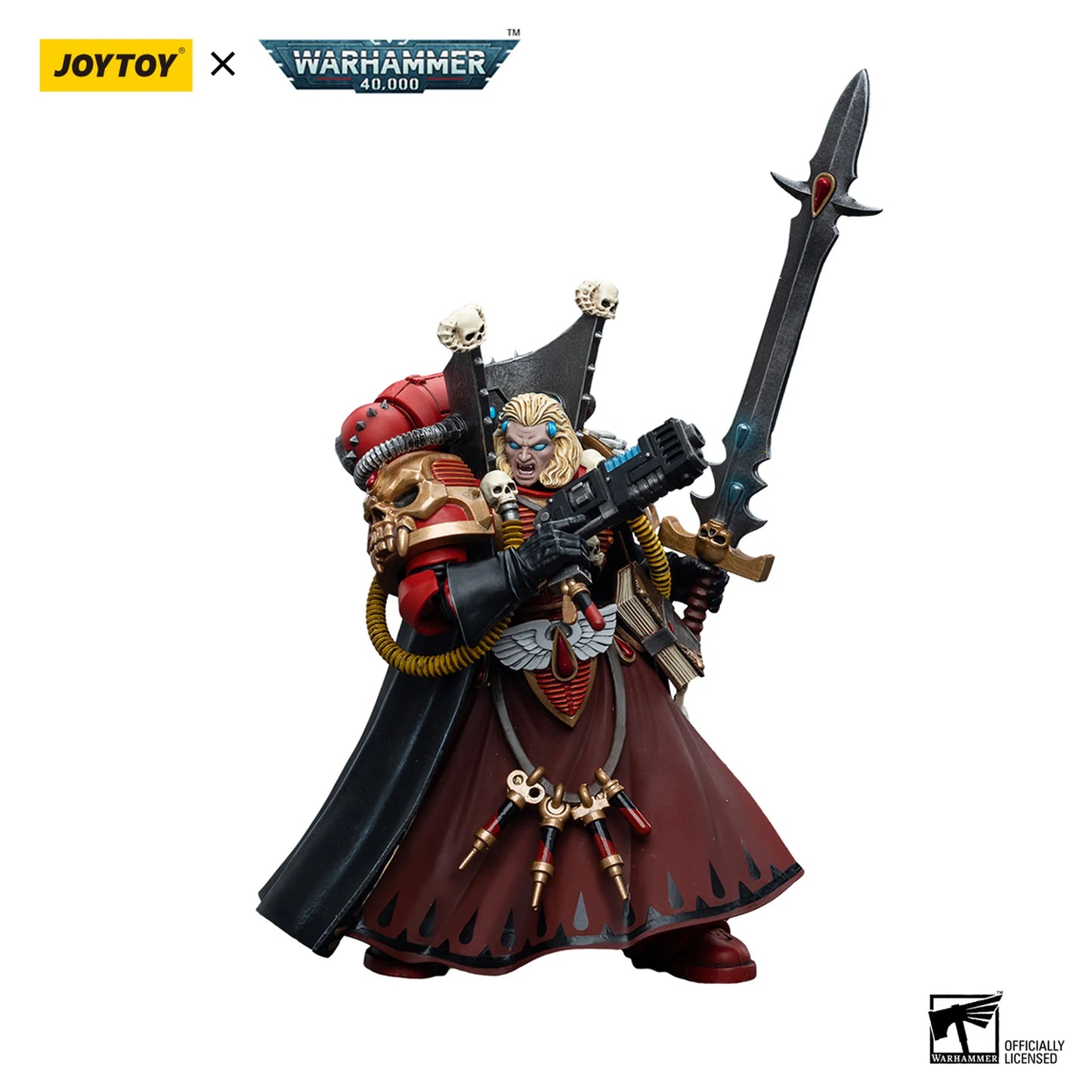Warhammer 40,000 figurine with Joytoy branding on a white background