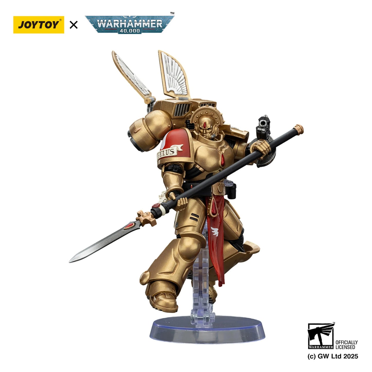 Blood Angels Sanguinary Guard 2 with Angelus Boltgun and Encarmine Spear