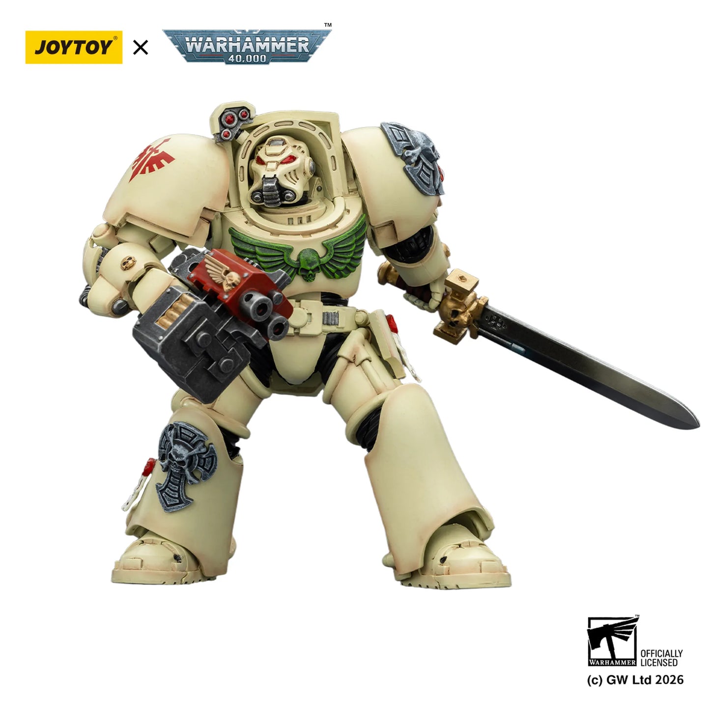 Dark Angels Deathwing Terminator 1 with Power Sword and Storm Bolter