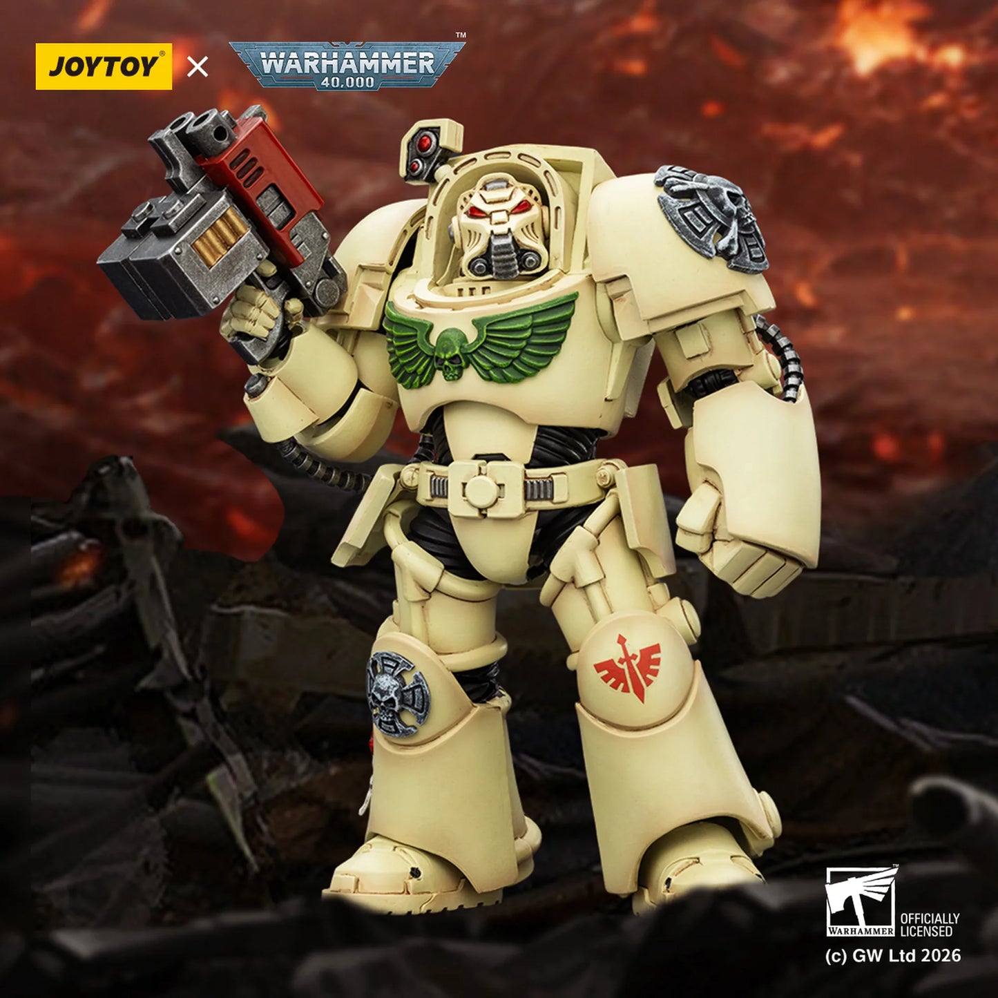 Dark Angels Deathwing Terminator 2 with Power Fist and Storm Bolter