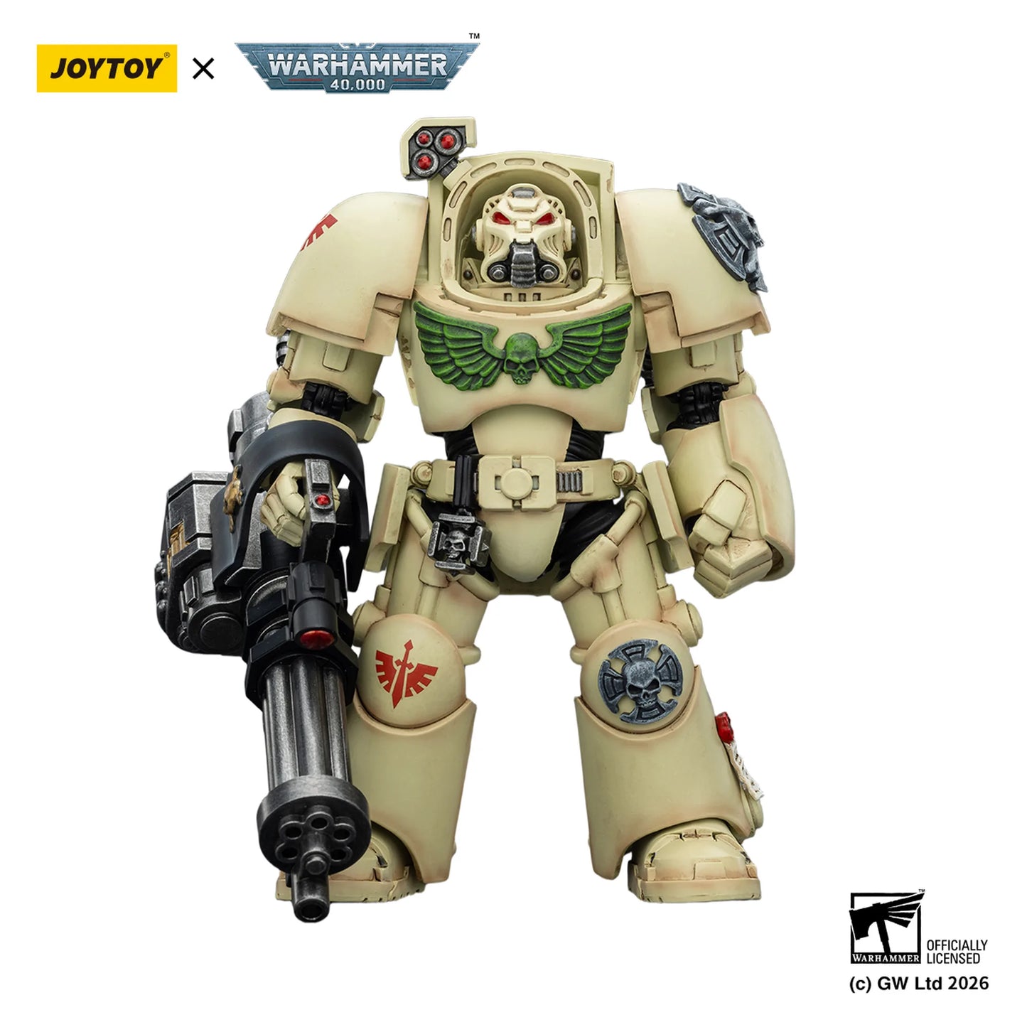 Dark Angels Deathwing Terminator 3 with Power Fist and Assault Cannon