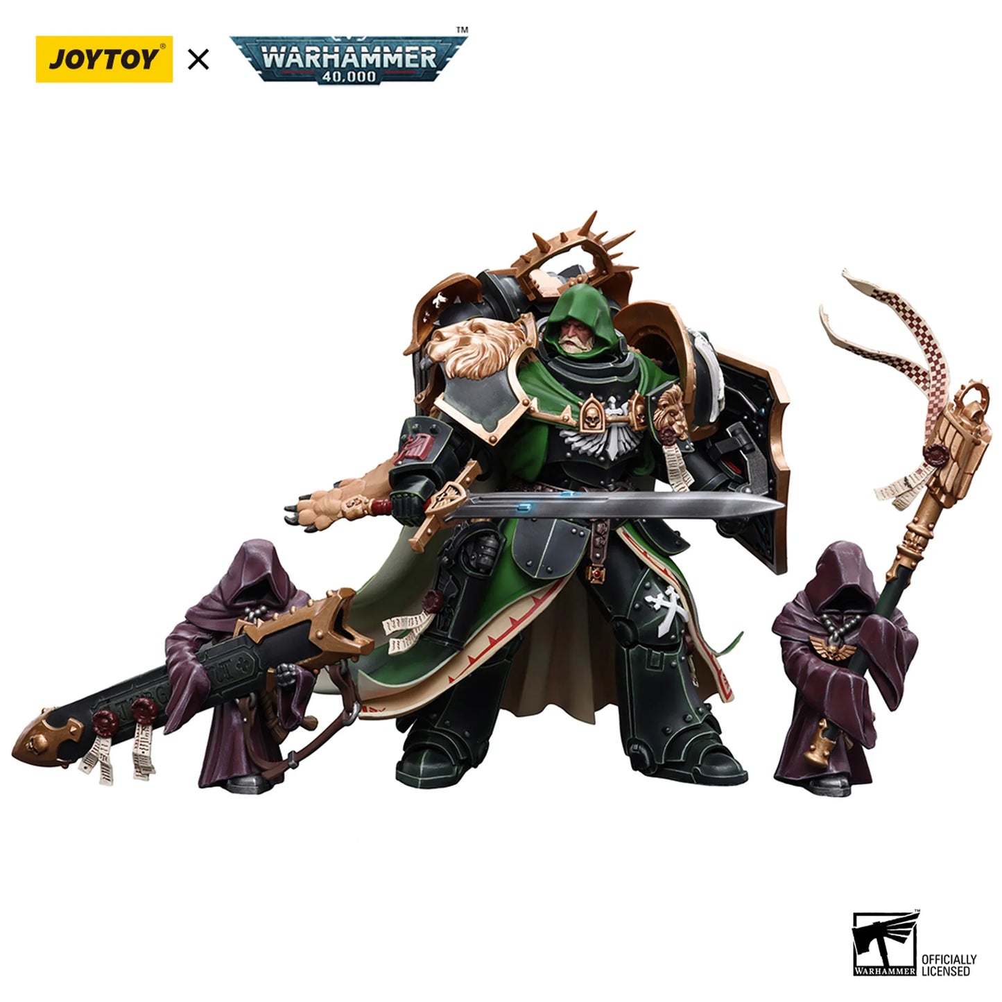 Warhammer figurine with Joytoy branding on a white background