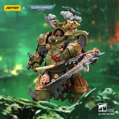 Death Guard Deathshroud Terminator 1 with Manreaper and Plaguespurter Gauntlet