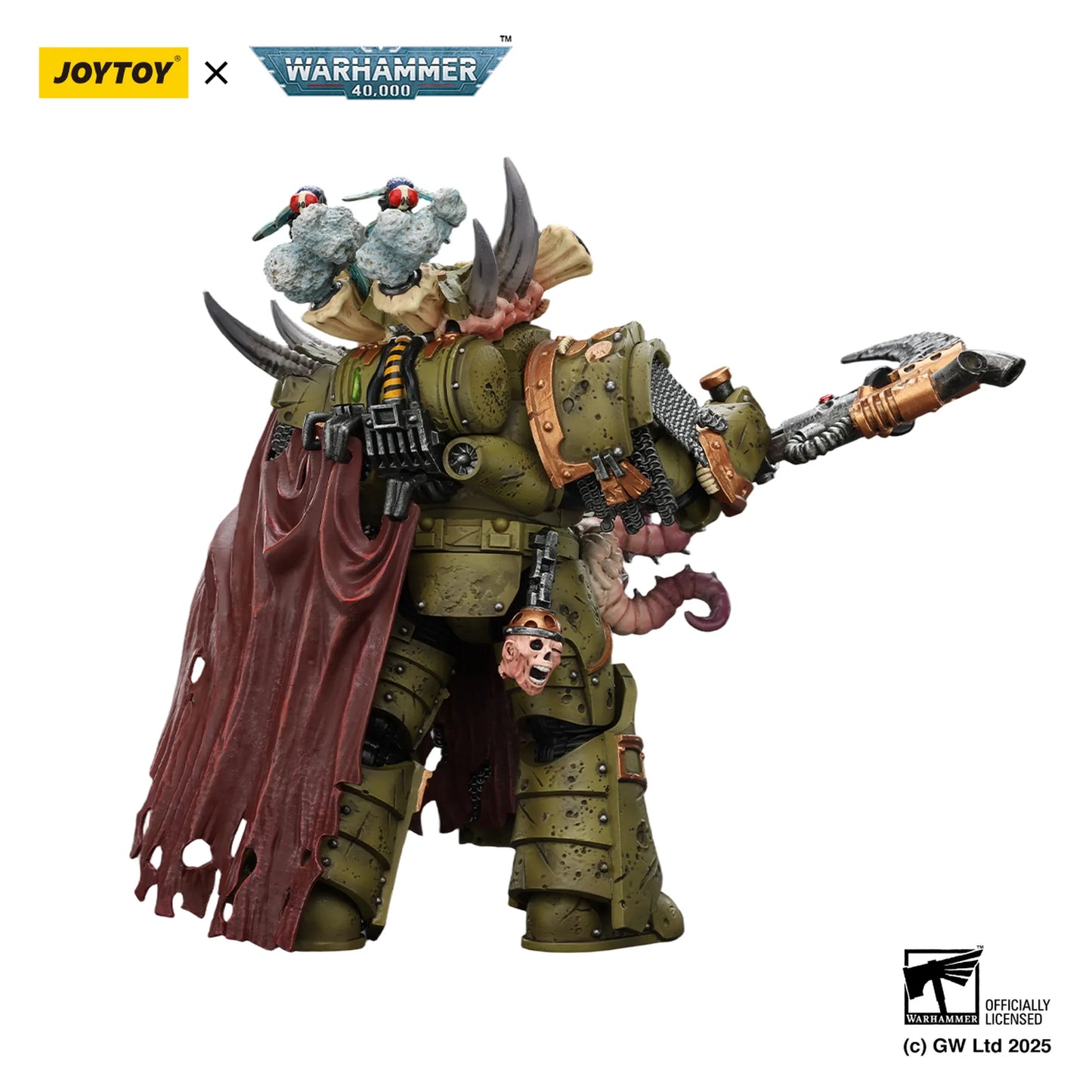 Death Guard Deathshroud Terminator 2 with Manreaper and Plaguespurter Gauntlet