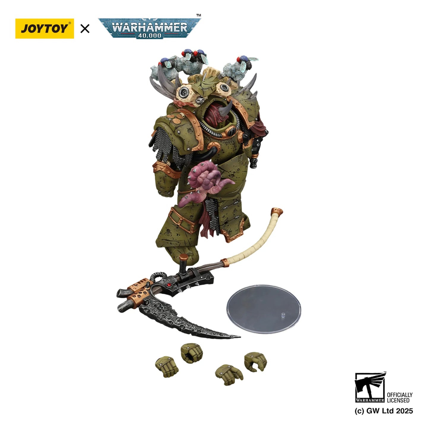 Death Guard Deathshroud Terminator 2 with Manreaper and Plaguespurter Gauntlet
