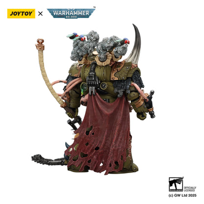 Death Guard Deathshroud Terminator Champion with Manreaper and Plaguespurter Gauntlets