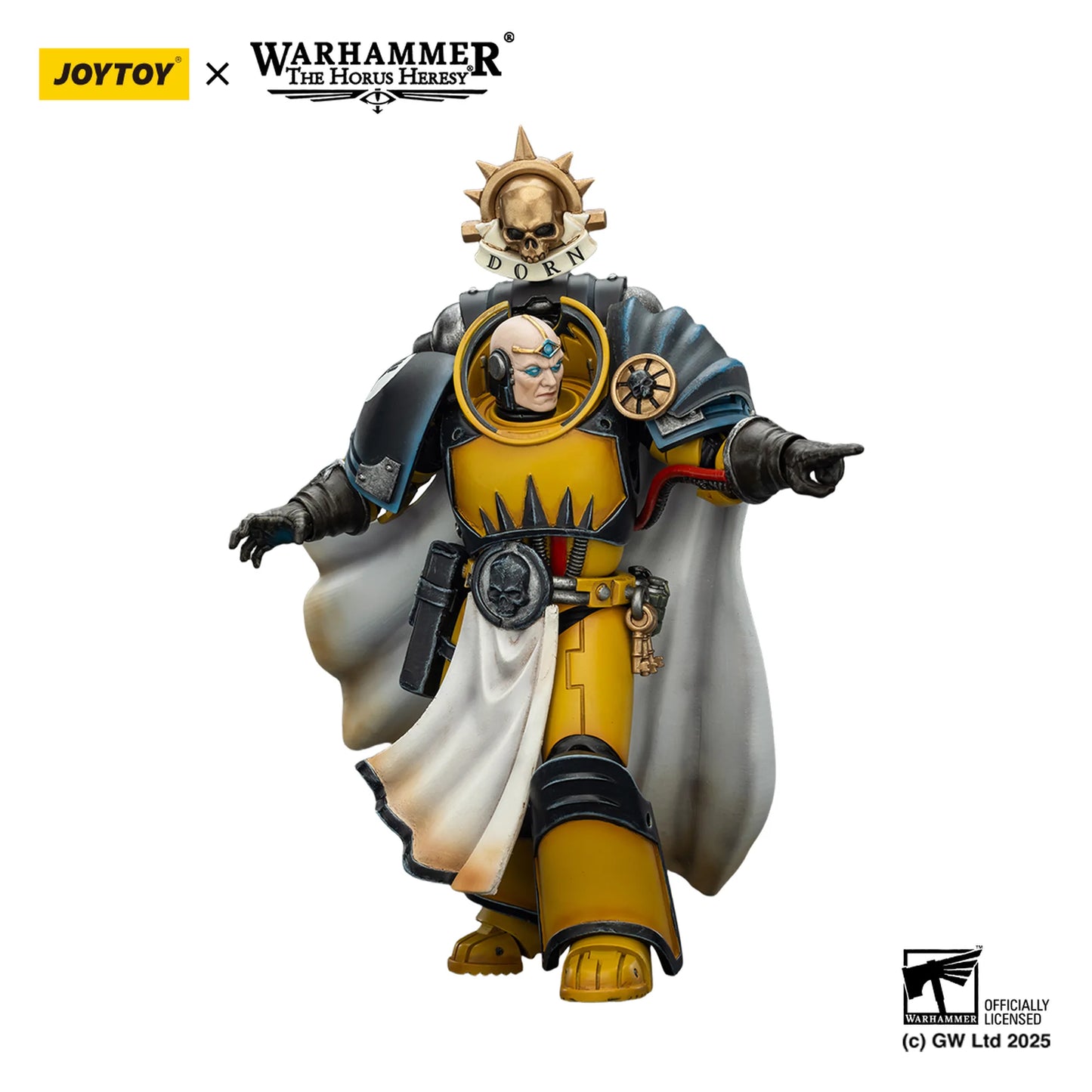 Warhammer figurine with Joytoy branding on a white background