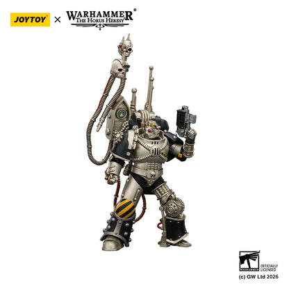Toy figure with intricate design on a white background, featuring Joytoy and Warhammer branding.