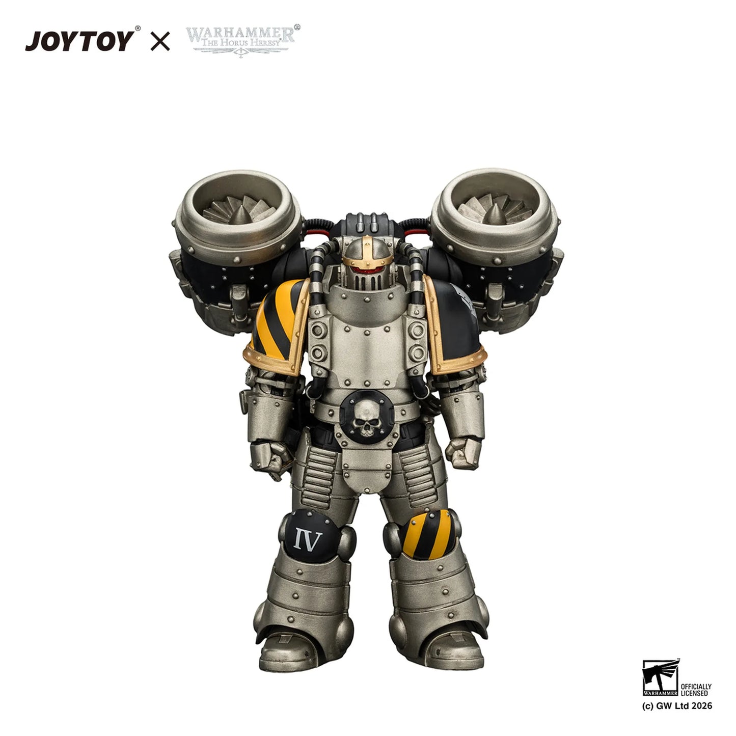 Iron Warriors MkII Assault Legionary 2 with Bolt pistol & Heavy chain axe