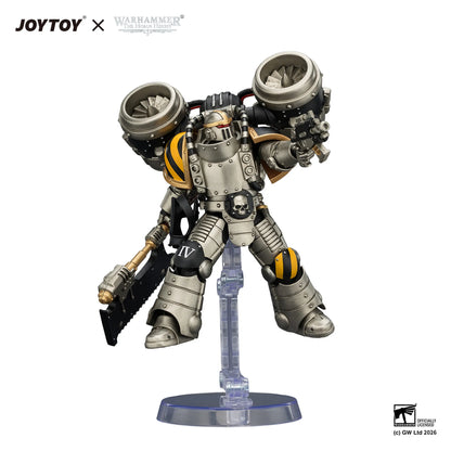 Iron Warriors MkII Assault Legionary 2 with Bolt pistol & Heavy chain axe
