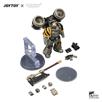 Iron Warriors MkII Assault Legionary 2 with Bolt pistol & Heavy chain axe