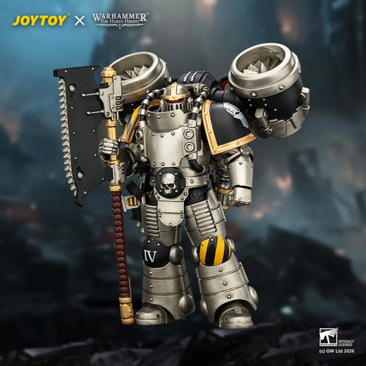Iron Warriors MkII Assault Legionary 2 with Bolt pistol & Heavy chain axe