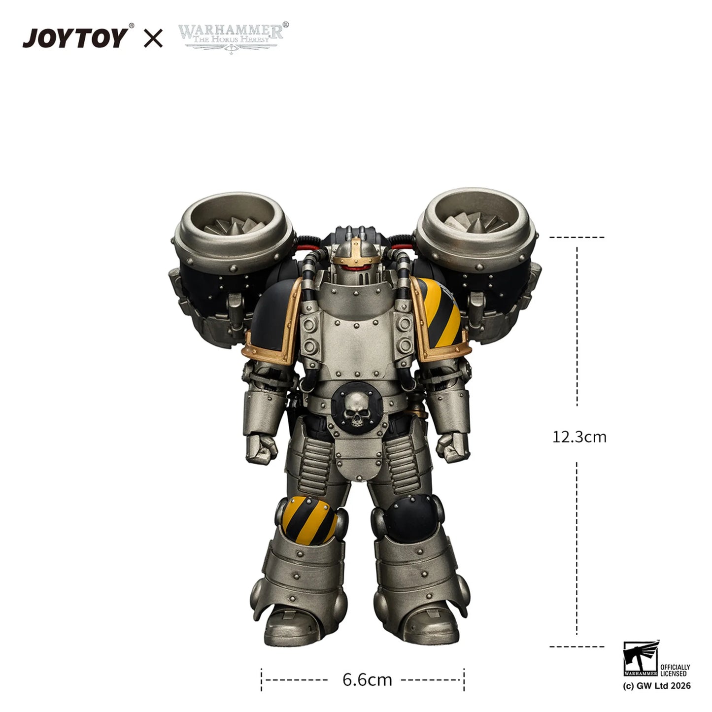 Iron Warriors MkII Assault Sergeant with Disintegrator pistol, Power maul & Combat shield