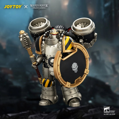 Iron Warriors MkII Assault Sergeant with Disintegrator pistol, Power maul & Combat shield
