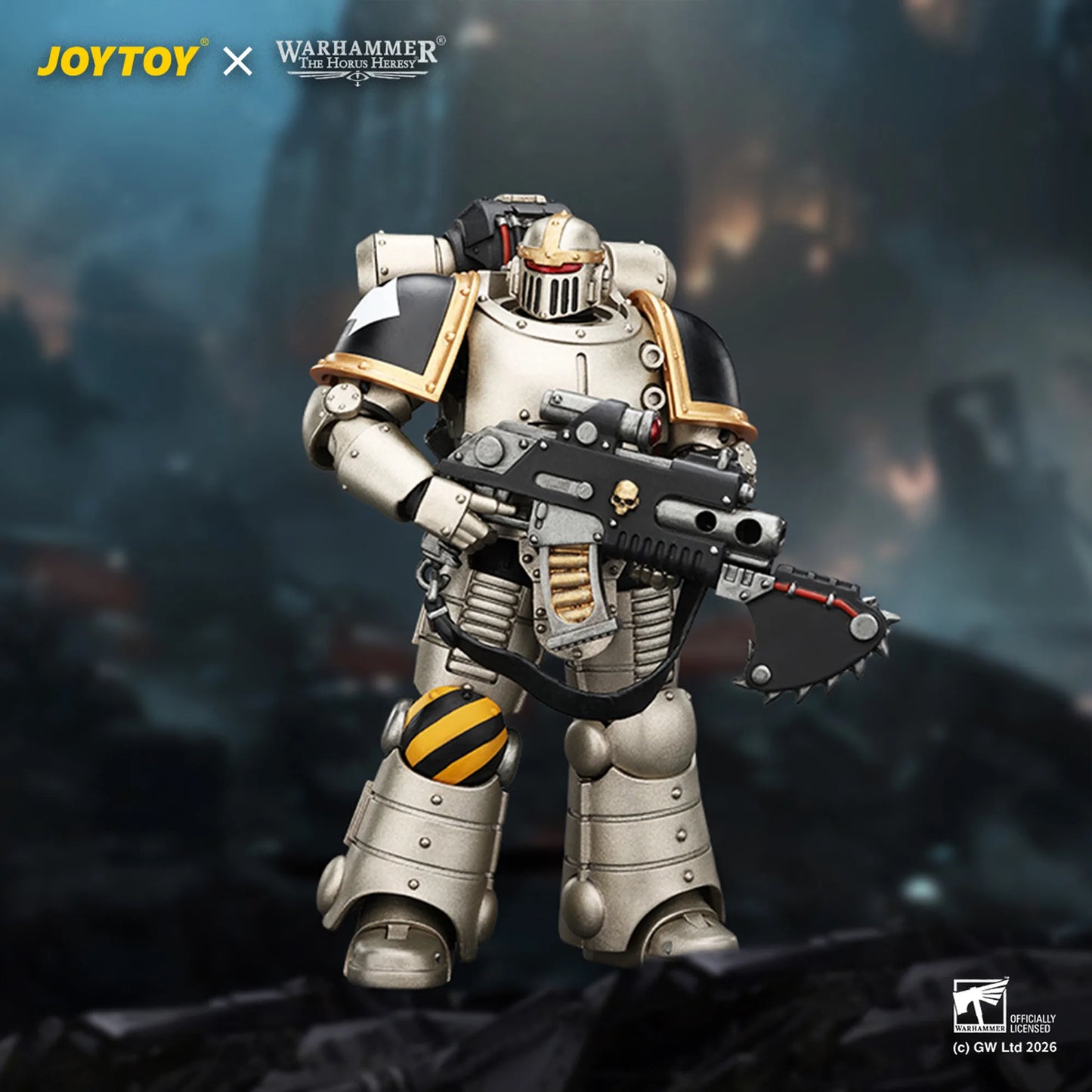 Iron Warriors MkII Legionary 3 with Bolter and Bolt Pistol