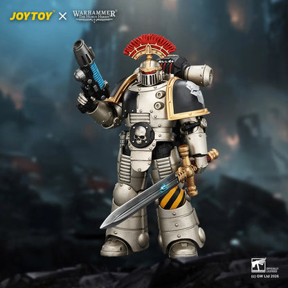 Iron Warriors Mkll Tactical Sergeant with Power Sword,Bolt Pistol and Plasma Pistol