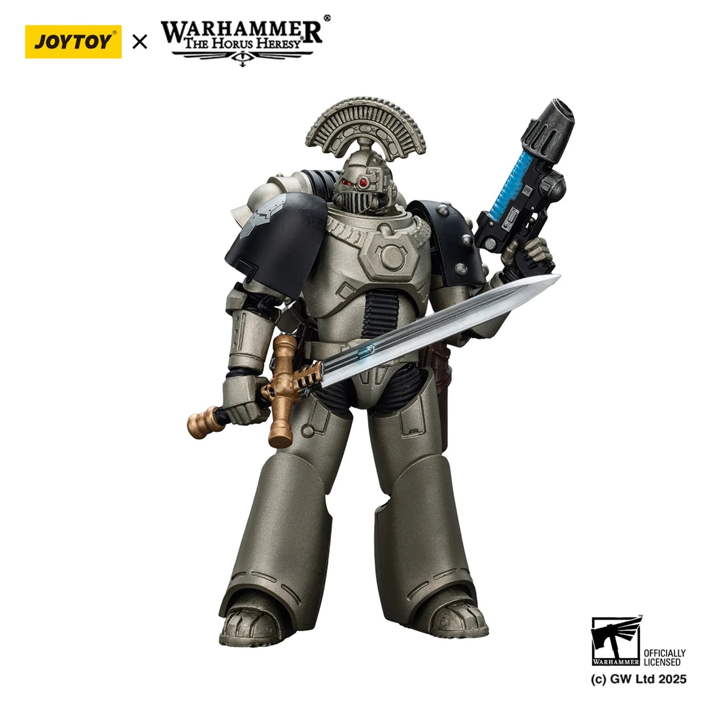 Iron Warriors MKVI Tactical Sergeant with Power Sword and Plasma Pistol