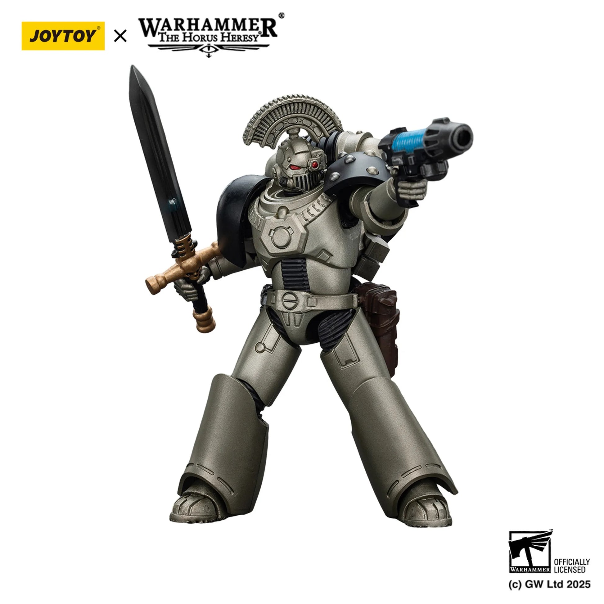 Warhammer figurine with Joytoy branding on a white background