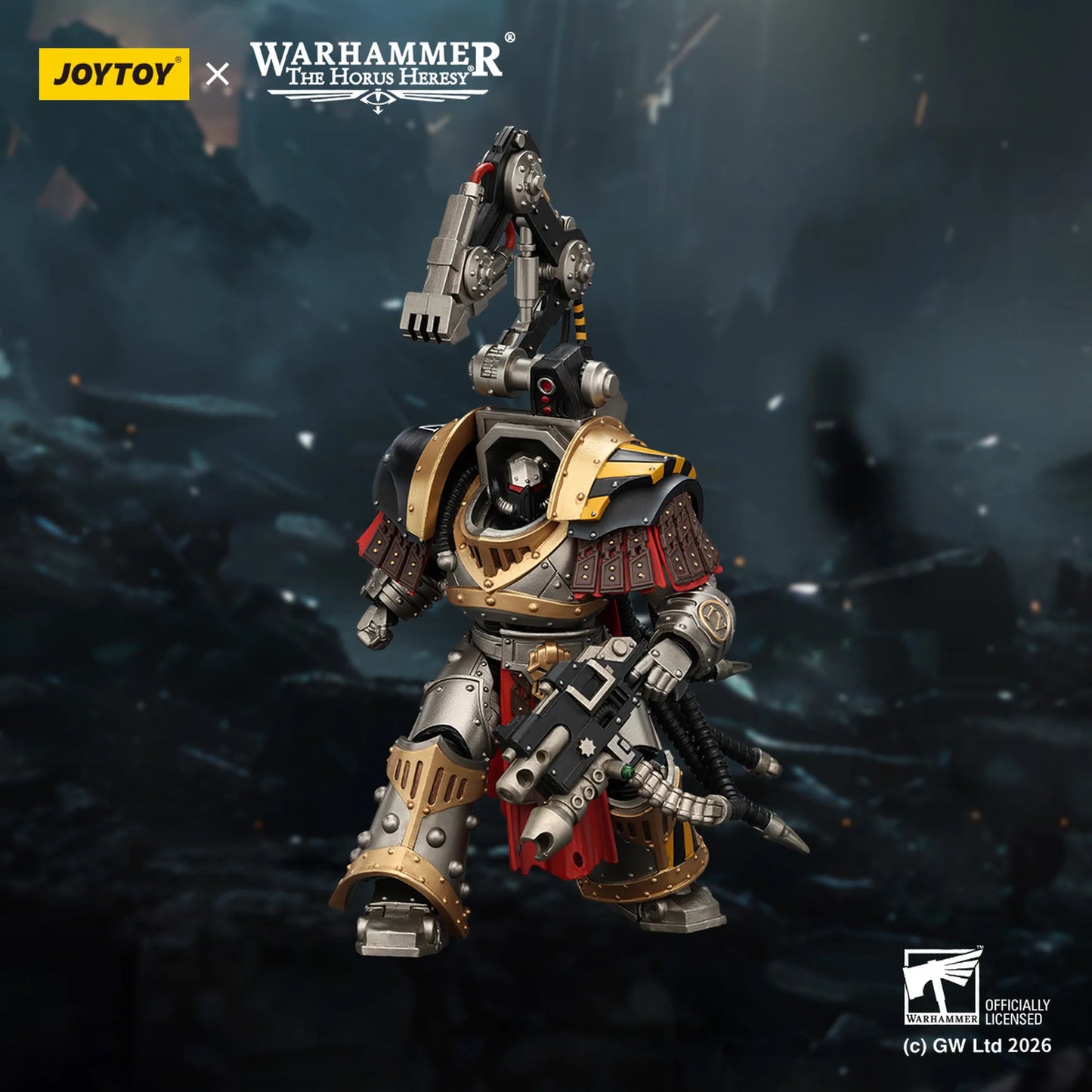 Iron Warriors Warsmith with Graviton Crusher Hammer
