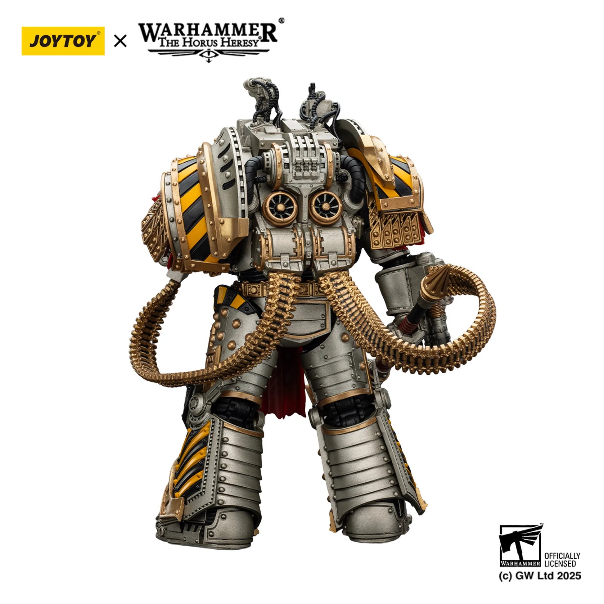 Toy figure of a character from 'Warhammer' with Joytoy branding on a white background