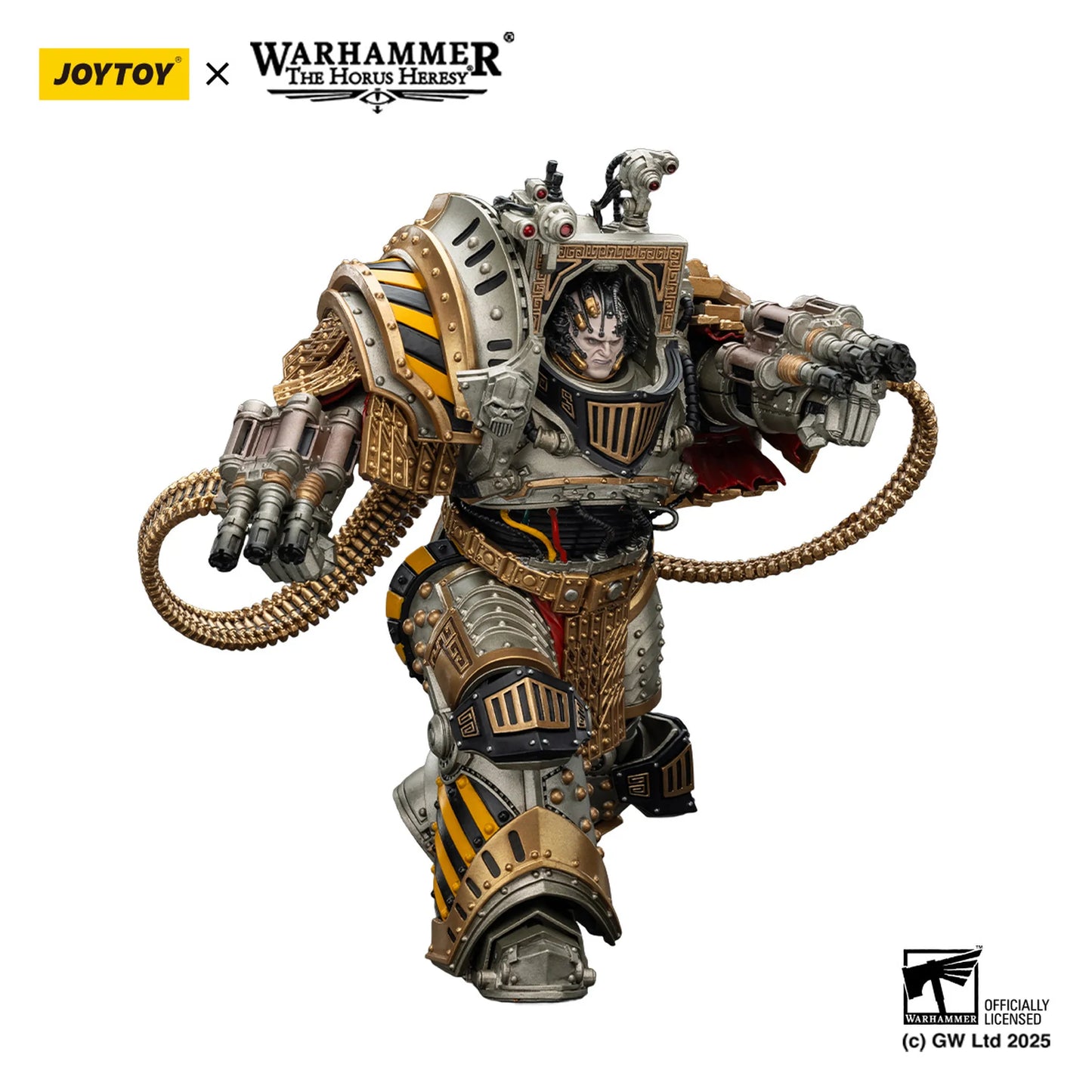 Warhammer figurine with Joytoy branding on a white background