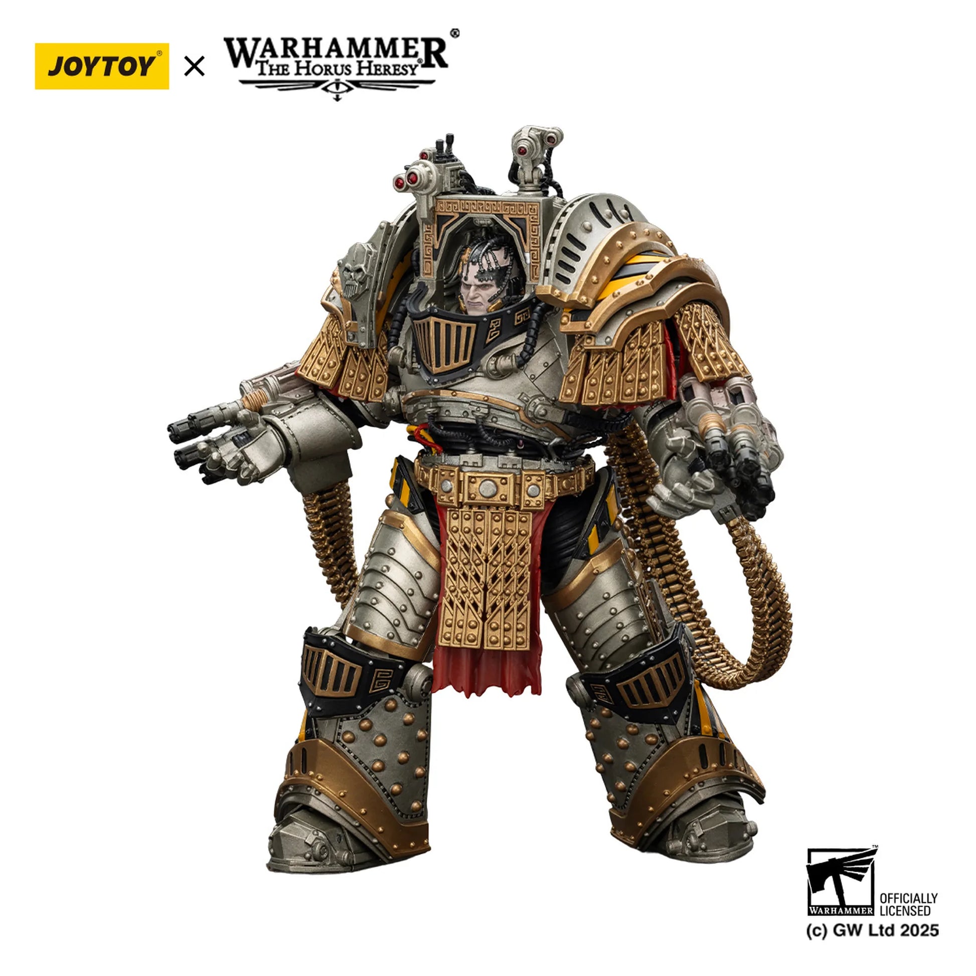 Warhammer figurine with Joytoy branding on a white background