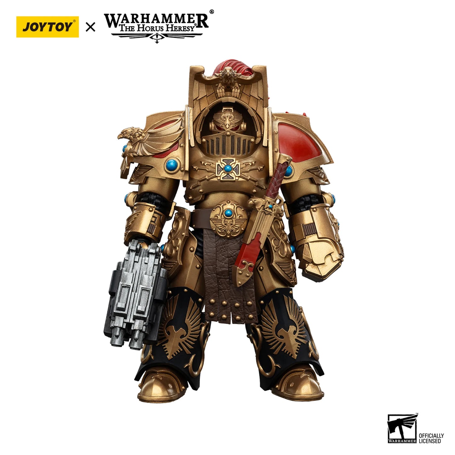 Legio Custodes Aquilon Terminator Squad Aquilon with Lastrum Storm Bolter