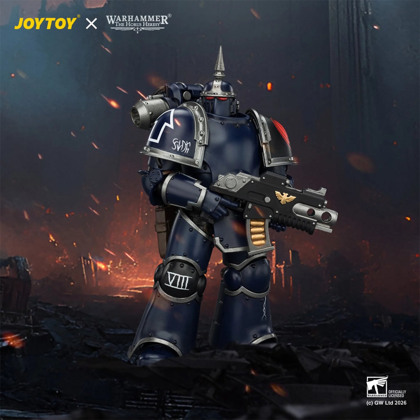 Night Lords MK III Tactical Legionary with Bolter and Bolt Pistol