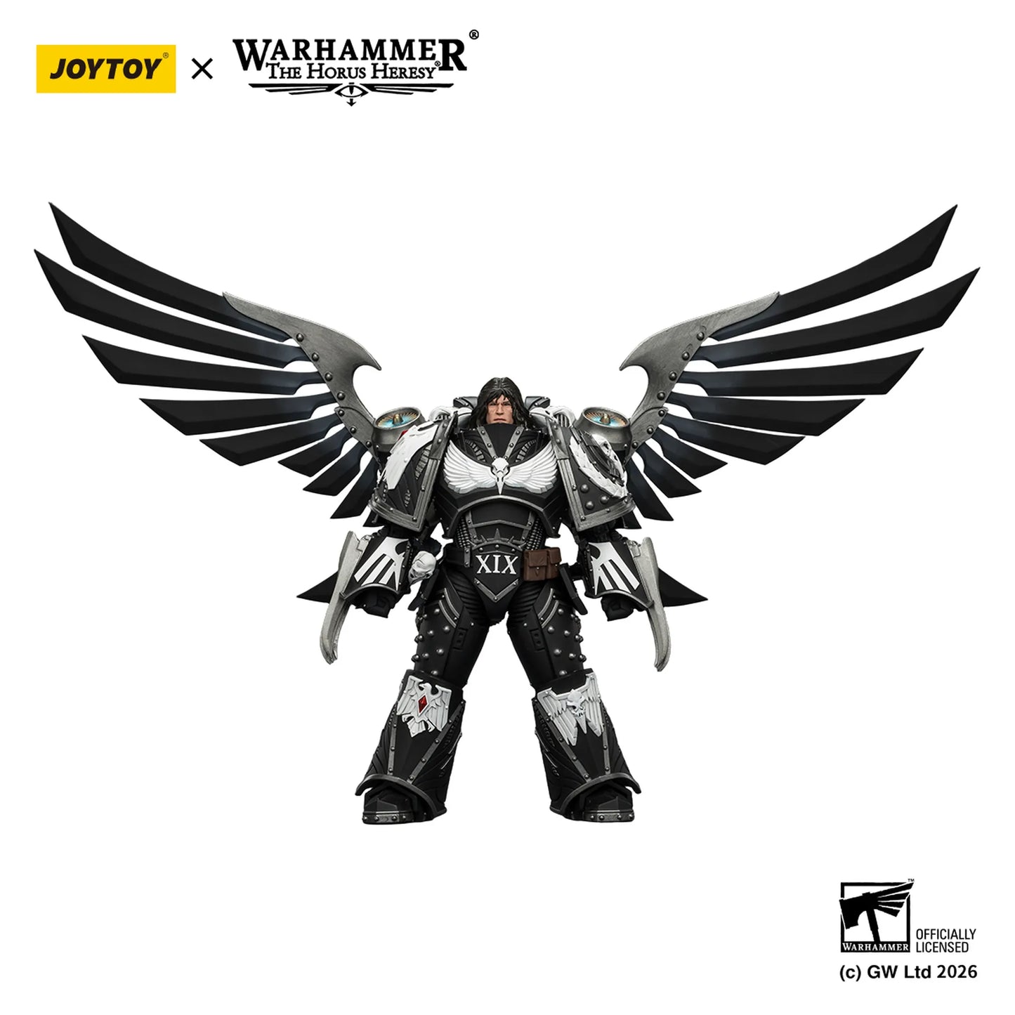 Warhammer figurine with wings, featuring Joytoy and Games Workshop logos.
