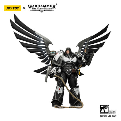 Warhammer figurine with wings on a white background, featuring JoyToy and Warhammer branding.