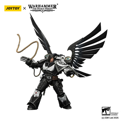 Toy figure with wings and armor, branded with Joytoy and Warhammer, on a white background.