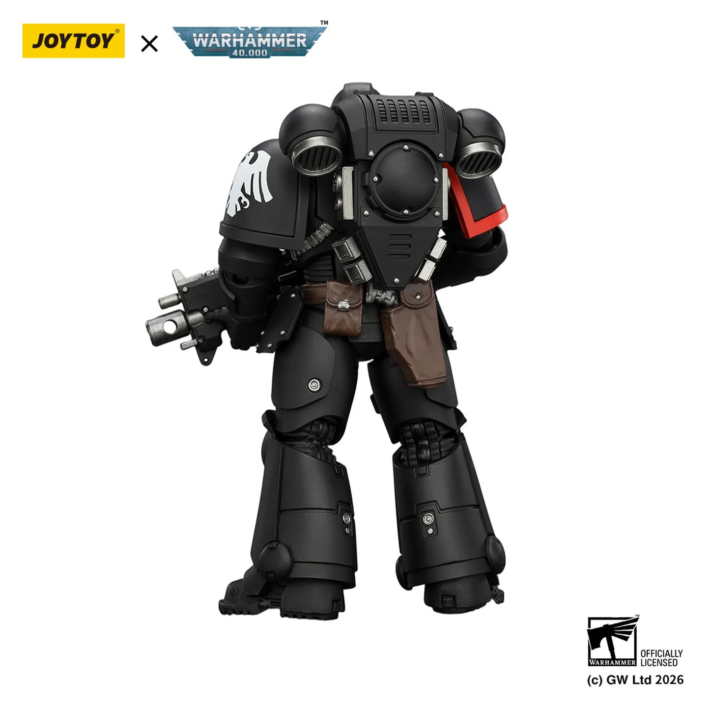 Toy figure with Joytoy and Warhammer branding on a white background