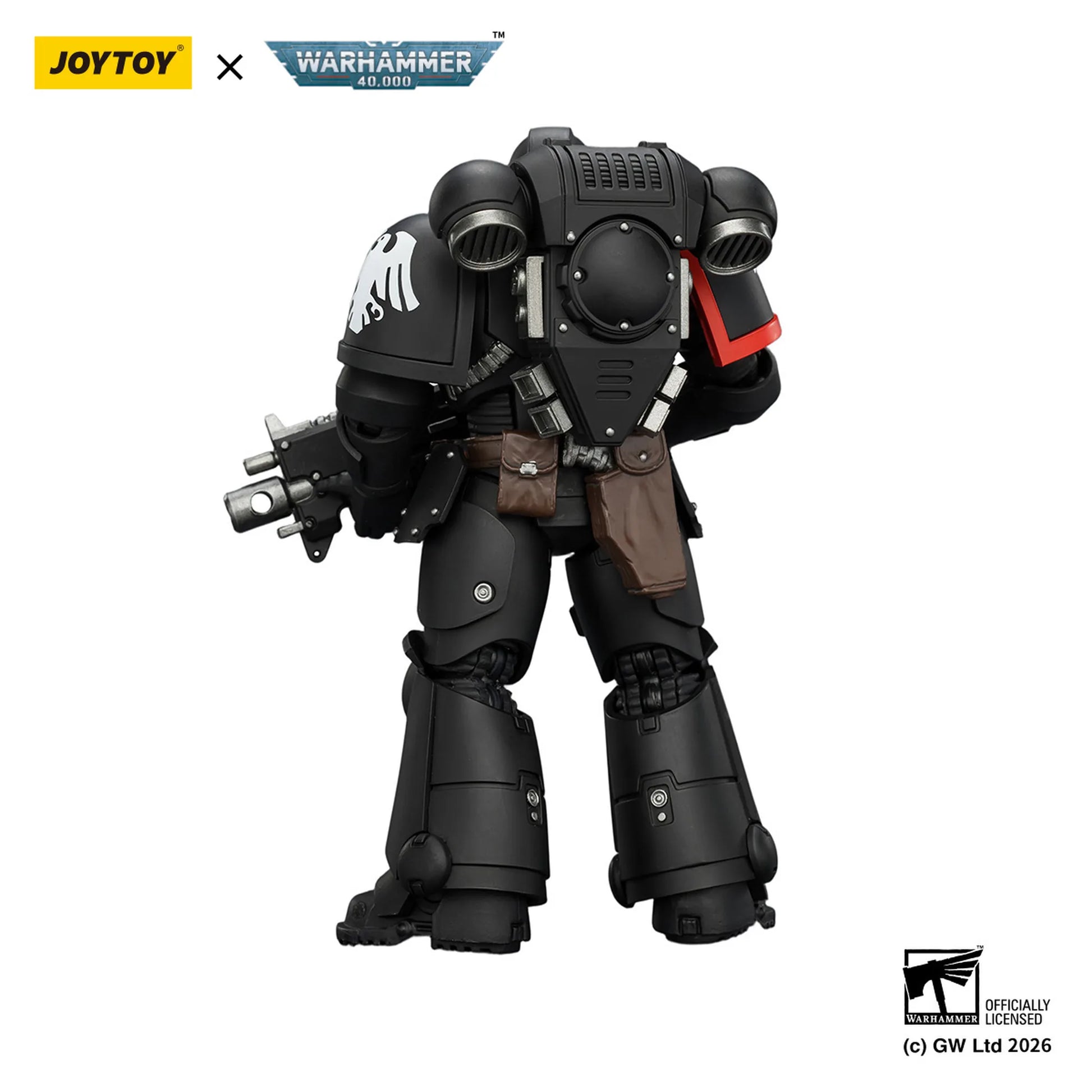 Toy figure with Joytoy and Warhammer branding on a white background