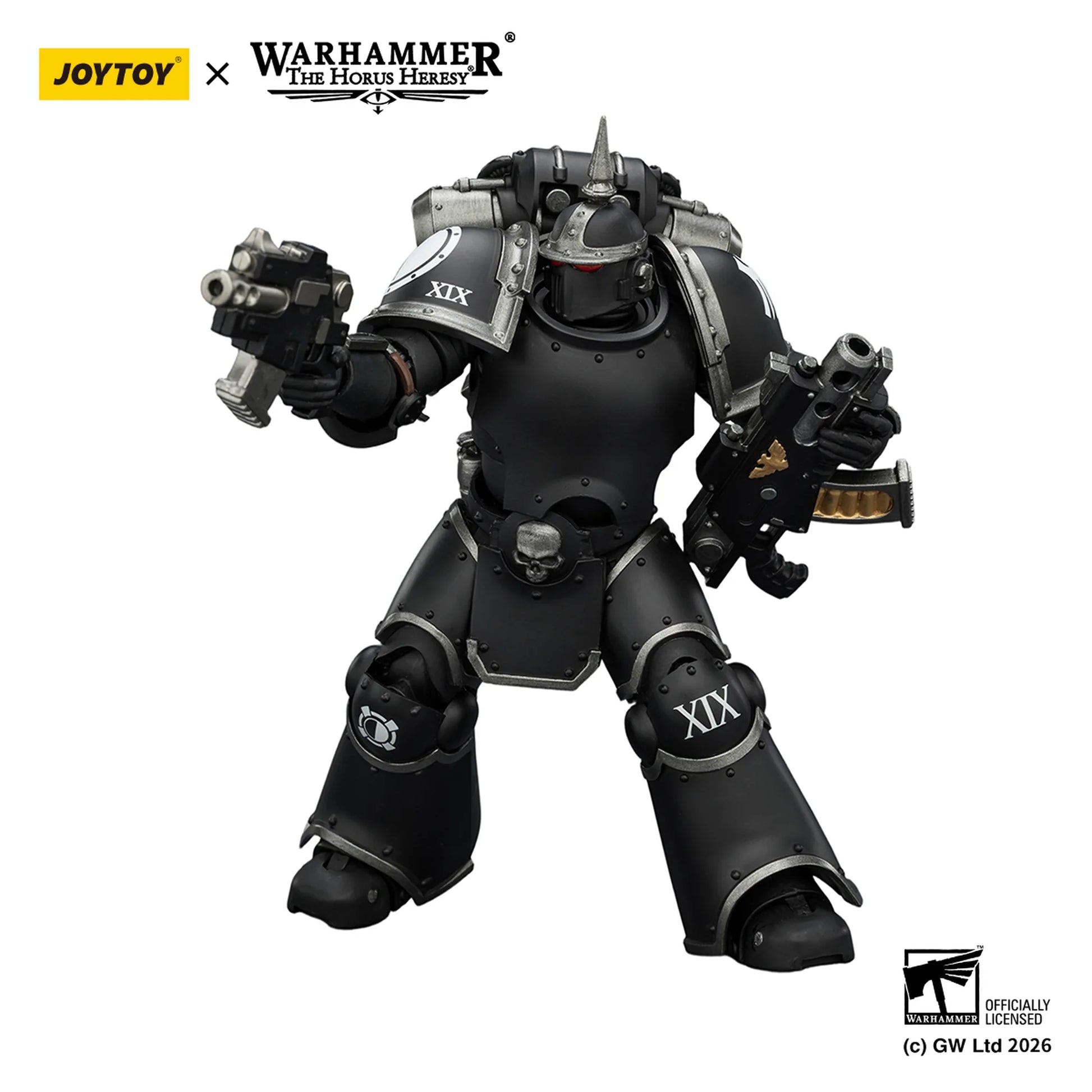 Warhammer figurine with Joytoy branding on a white background